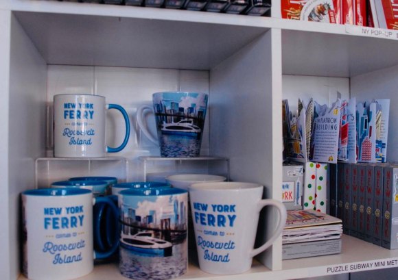 Pay a Visit, See What's New at the Roosevelt Island Visitor Center At long last, we do have ferry service to inspire mugs.